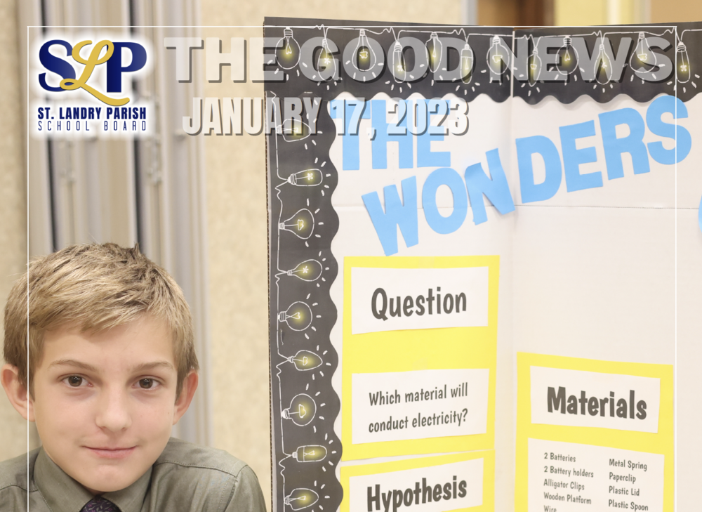 The Good News - January 17, 2023