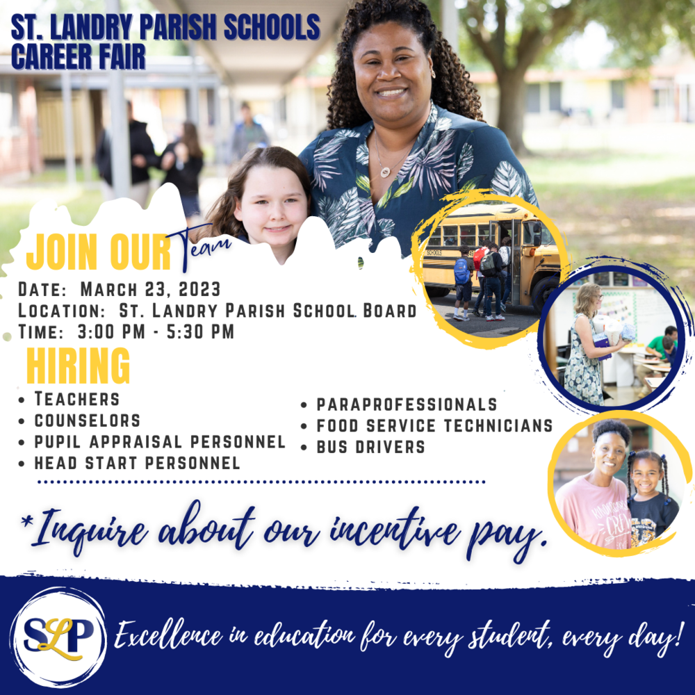 SLPSB Career Fair | Plaisance Middle School