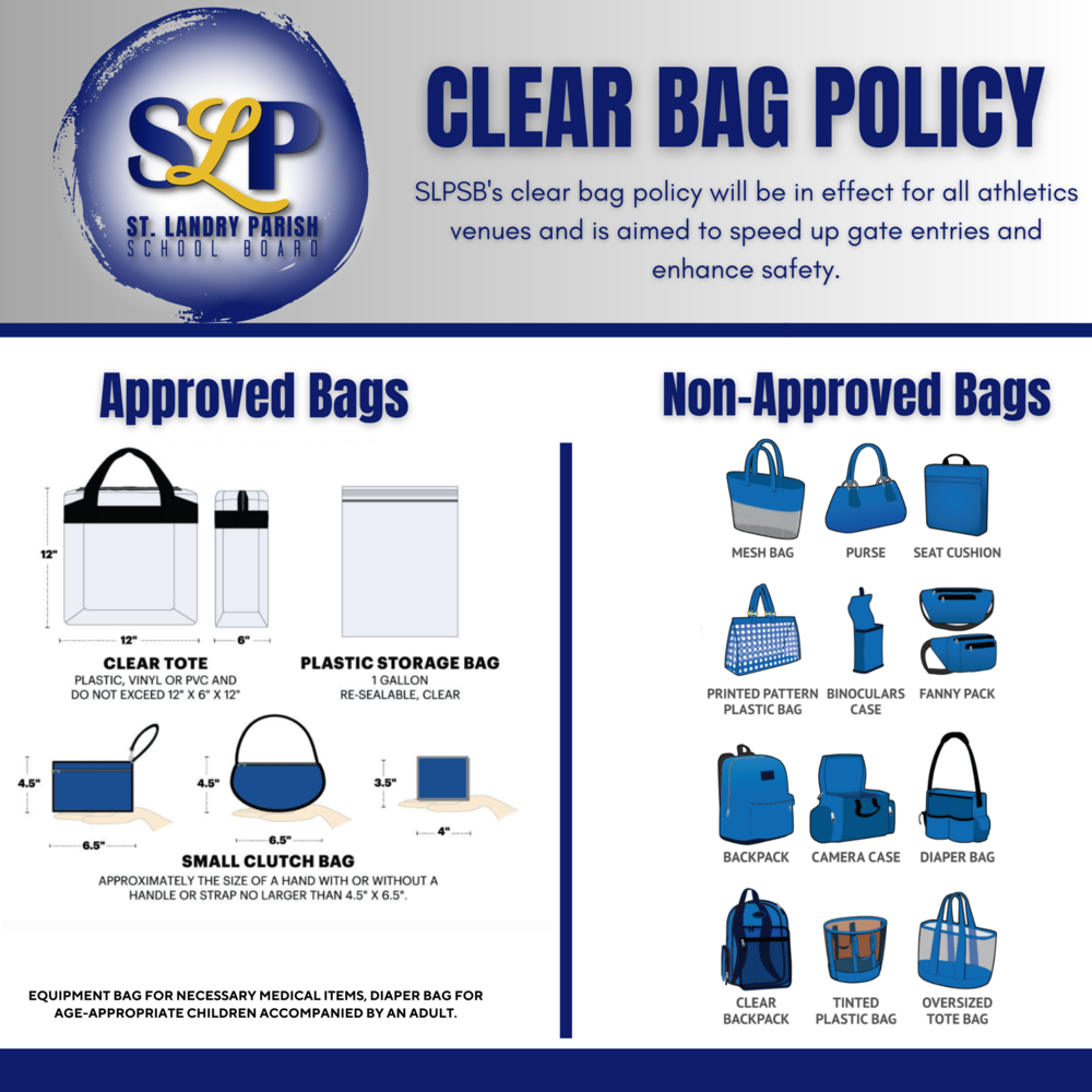 SLPSB - Clear Bag Policy | Krotz Springs Elementary School