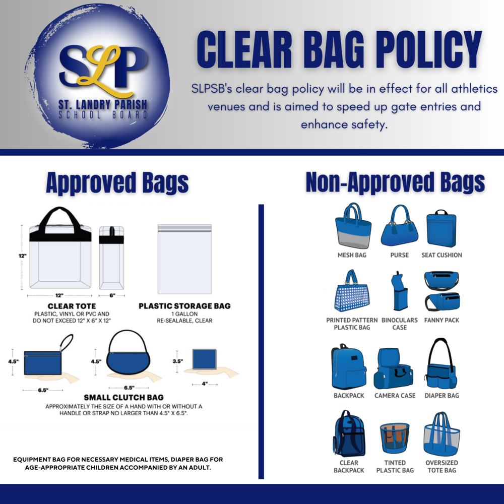 SLPSB Clear Bag Policy Central Middle School