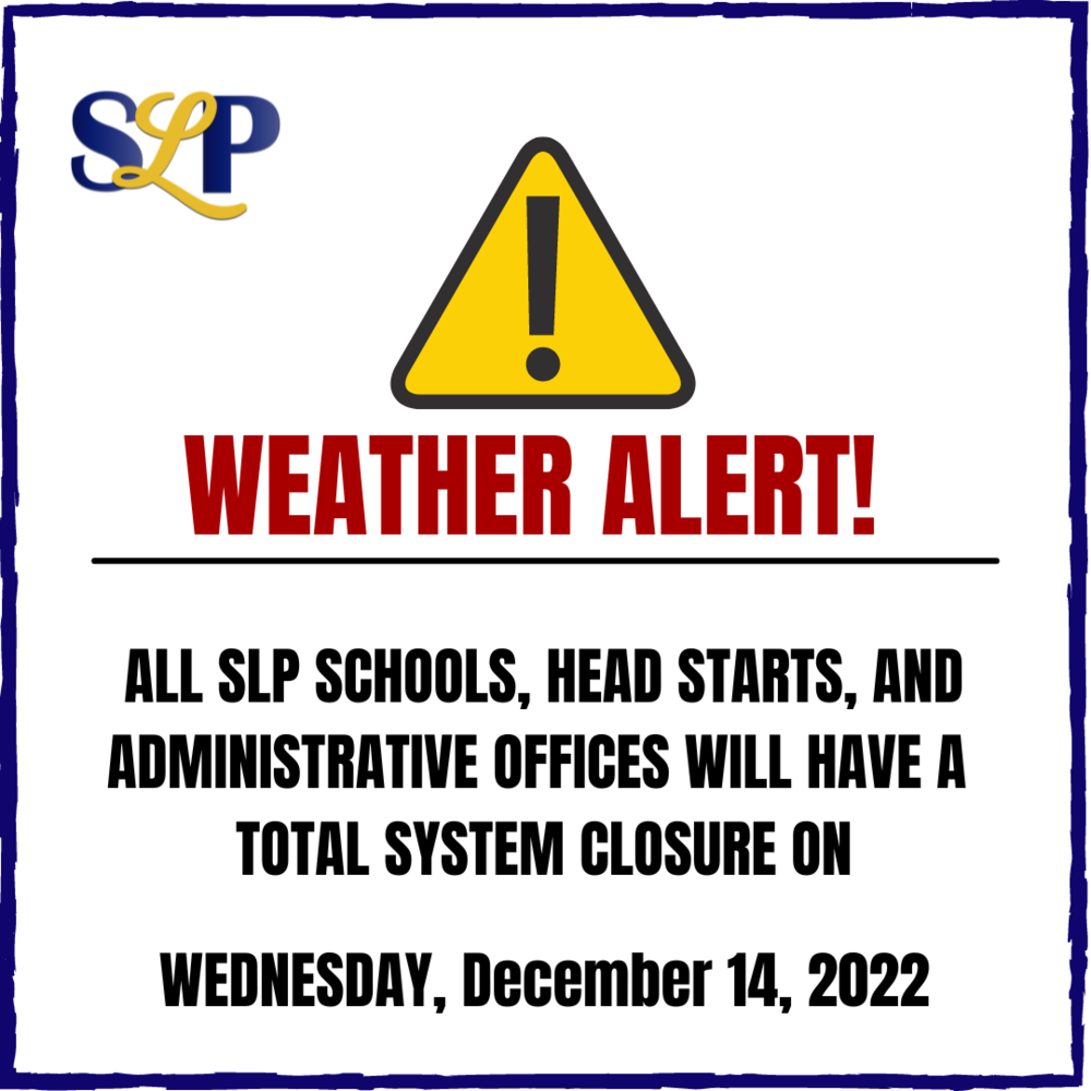 Weather Advisory Prompts SLP School Closures Wednesday, December 14th