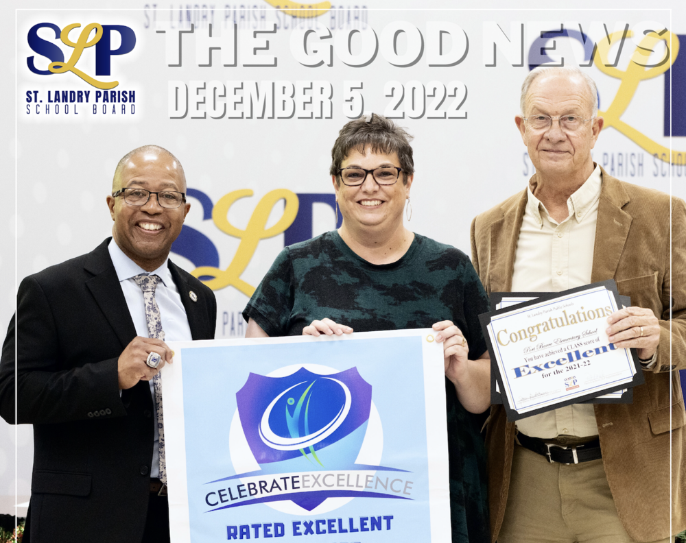 The Good News December 5, 2022 Arnaudville Middle School