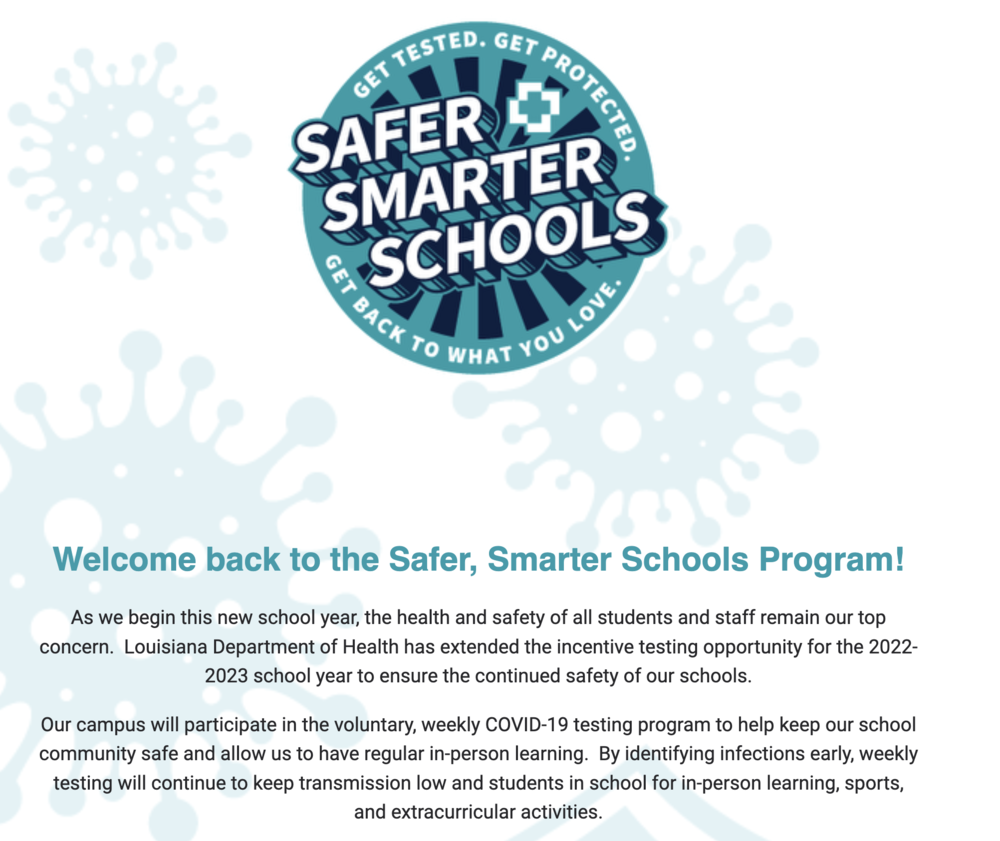 Welcome back to the Safer, Smarter Schools Program!