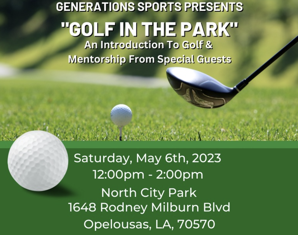 Golf in the Park Community Event Krotz Springs Elementary School