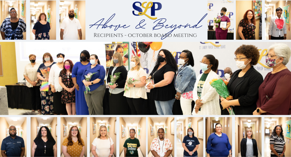 October Board Meeting Recognitions St. Landry Parish School Board